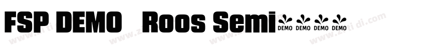 FSP DEMO   Roos Semi字体转换